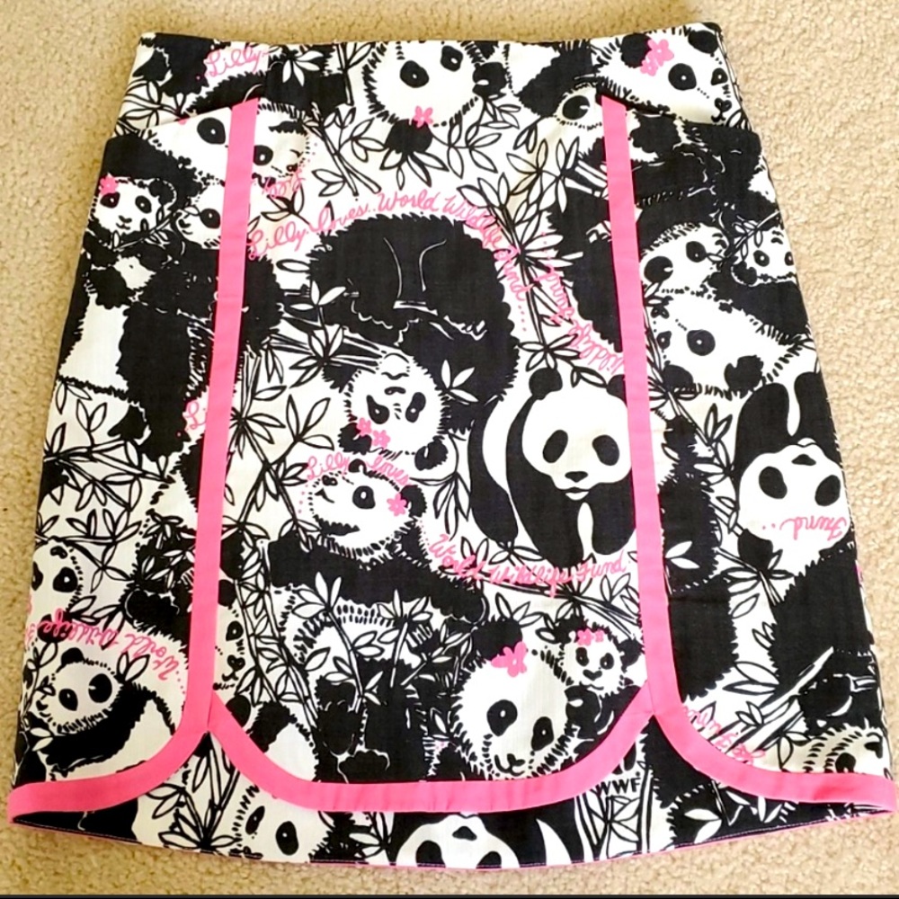 SOLD !!Lilly Pulitzer pandamonium skirt, size: 0